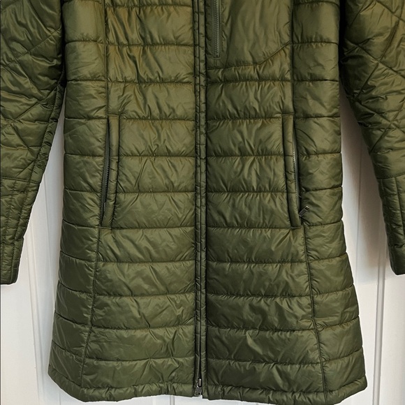 Patagonia Women's Radalie Olive Puffer Coat Women’s Size Small - Picture 4 of 7